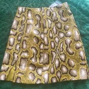 Nasty Gal snake print skirt